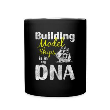 Model RC Ship Skipper - Full Colour Mug - black - Front