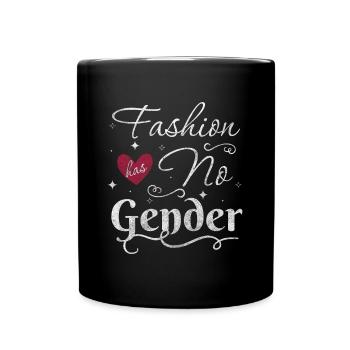 Fashion Lovers Shopping Catwalk Shopping Queen - Full Colour Mug - black - Front