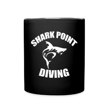SHARK POINT DIVING - Full Colour Mug - black - Front