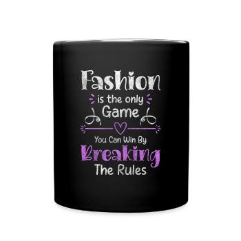 Mode Vêtements Individuels - Mug uni - noir - Devant