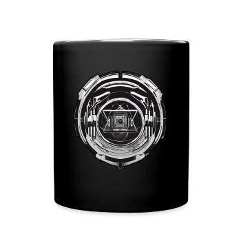 Musik Hardstyle Rave Wear - Tasse einfarbig - Schwarz - Vorne