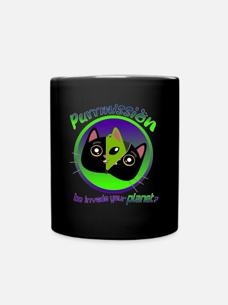 Envie d’envahir votre planète ? - Mug uni - noir