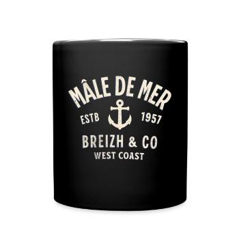 Mâle de Mer Breizh Co - Mug uni - noir - Devant