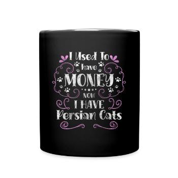 Perser Liebe Weich - Tasse einfarbig - Schwarz - Vorne