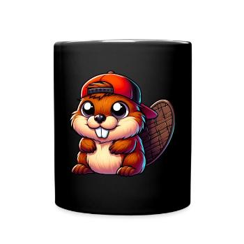 Bieber - Tasse einfarbig - Schwarz - Vorne