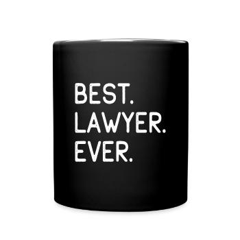 Bester Anwalt Aller Zeiten Best Laywer Ever - Mug uni - noir - Devant
