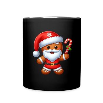 Lebkuchen 1 - Tasse einfarbig - Schwarz - Vorne