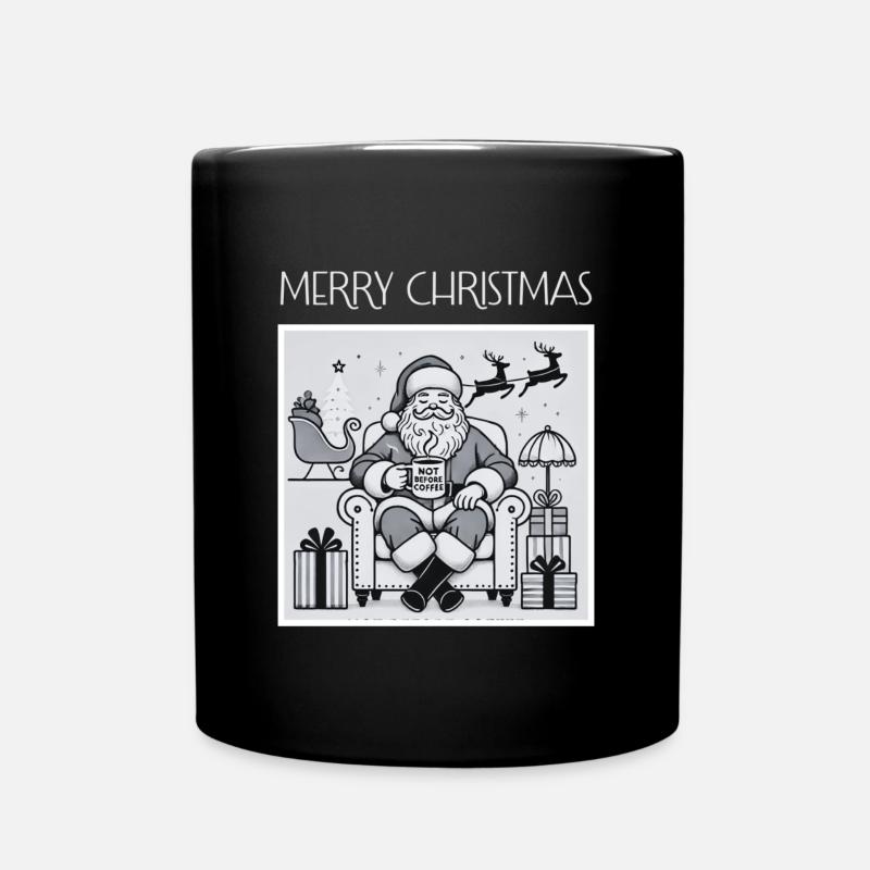 Père Noël Café au Canapé - Mug uni - noir