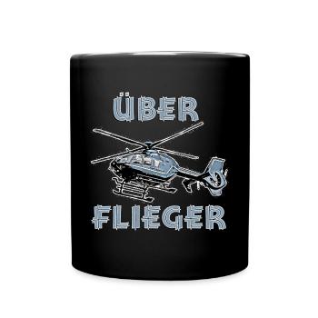 Hélicoptère de haut vol - Mug uni - noir - Devant