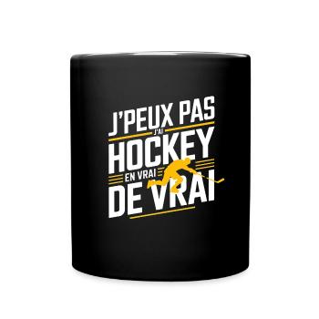 J peux pas j ai hockey - Mug uni - noir - Devant