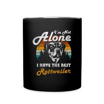 Rottweiler Loyal Mistress Walk - Mug uni - noir - Devant
