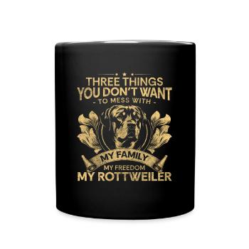 Pedigree Dog Love Strong - Full Colour Mug - black - Front