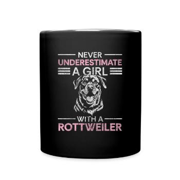 Pedigree Dog Loyalty Dog Lover Walk - Full Colour Mug - black - Front