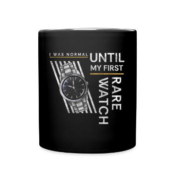 Uhrensammler Lifestyle Zeit Oldschool - Tasse einfarbig - Schwarz - Vorne