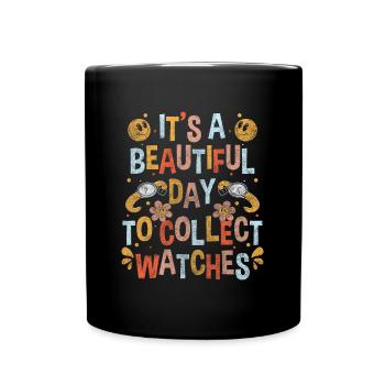 Montre-bracelet Bijoux de collection - Mug uni - noir - Devant