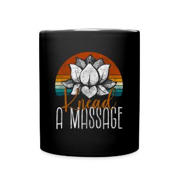 Wellness Meditation Recreation Wellness Queen - Full Colour Mug - black - Front
