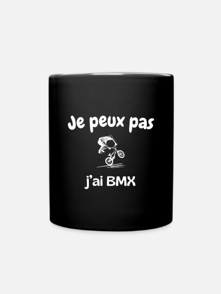 Je peux pas j'ai BMX - Mug uni - noir