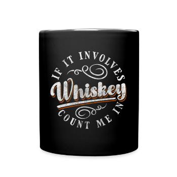 Schnapps Connoisseur Bottle Smoky - Full Colour Mug - black - Front