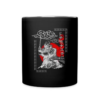 Asia Pisces Geek Ronin - Full Colour Mug - black - Front