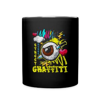 Peinture Graffiti Mode Unique - Mug uni - noir - Devant