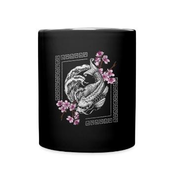 Asia Mythology Code of Honor - Full Colour Mug - black - Front