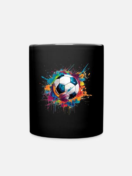 Ballon de Football Urbain Artiste - Mug uni - noir