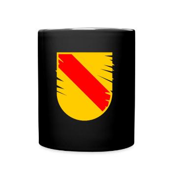Im schönen Badnerland - Tasse einfarbig - Schwarz - Vorne