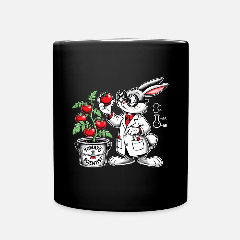 Tomate scientifique science lapin cadeau - Mug uni - noir