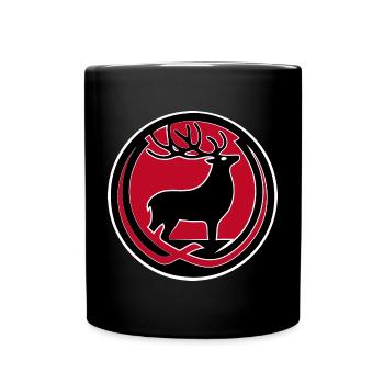 der Herr des Waldes - Tasse einfarbig - Schwarz - Vorne