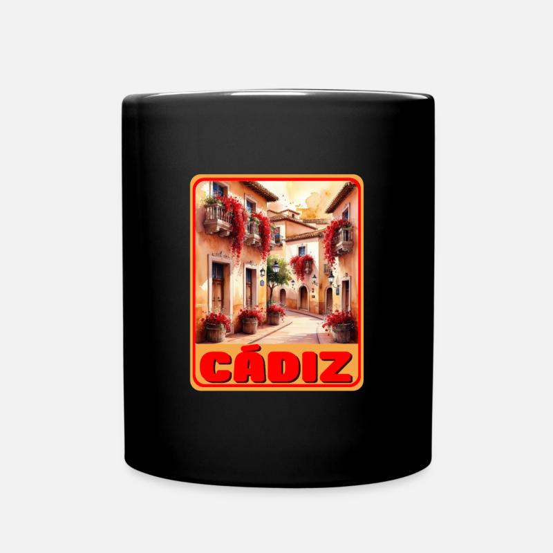 Cadix, Andalousie - Mug uni - noir