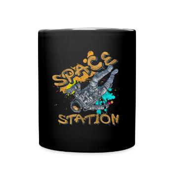 Bombe aérosol Street Art Street Accrocheur - Mug uni - noir - Devant