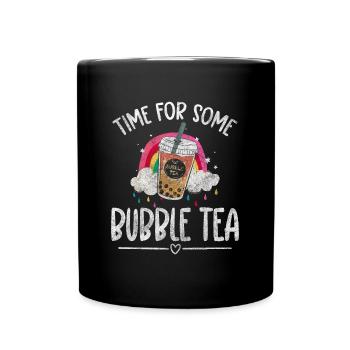 Boba Sugar Balls Multicolored - Full Colour Mug - black - Front
