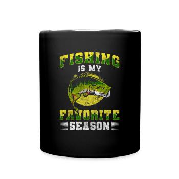 Fishing Romantic Weekend Fishing Lure - Full Colour Mug - black - Front