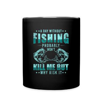 Fishing Carp Weekend Water - Full Colour Mug - black - Front