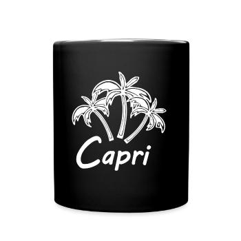 Vacances à Capri - Mug uni - noir - Devant