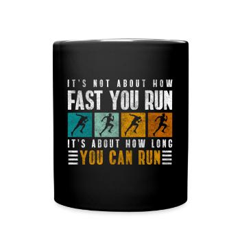 Coureurs Sprint Athletic Jogging - Mug uni - noir - Devant