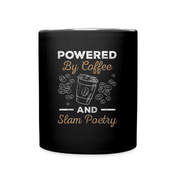 Poésie Slam Hipster Novella - Mug uni - noir - Devant