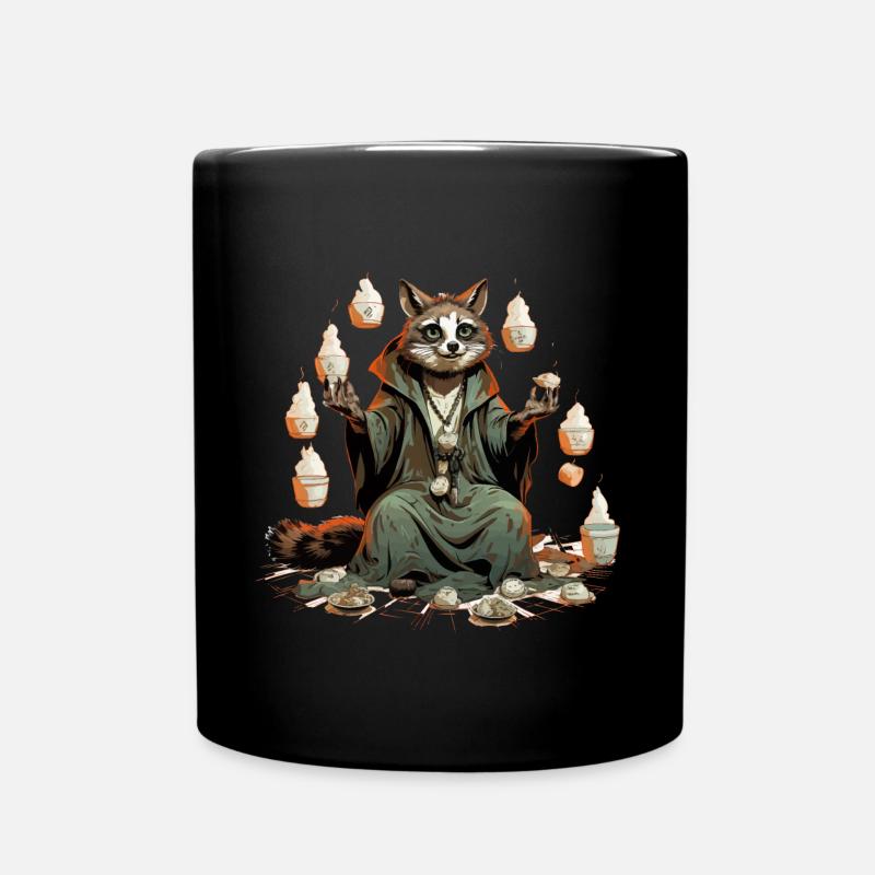 Der quackhafte Seher - Tasse einfarbig - Schwarz
