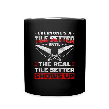 Flooring Crafts Specialising in Men - Full Colour Mug - black - Front