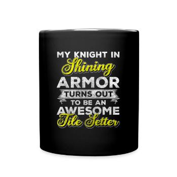 Tiler Tile Specialist Men - Full Colour Mug - black - Front