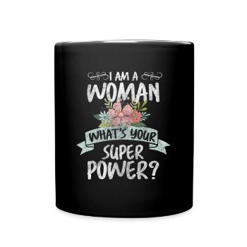 Weltfrauentag Feminismus Gemeinsam - Tasse einfarbig - Schwarz - Vorne