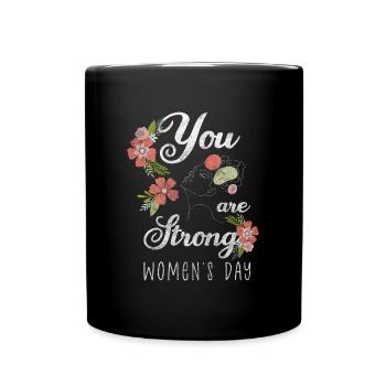 Journée de la femme Women’s Power Feminine Society - Mug uni - noir - Devant