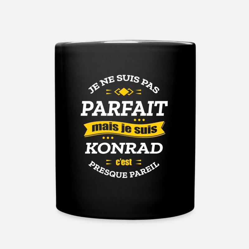 KONRAD PARFAIT - PRENOM KONRAD - Mug uni - noir