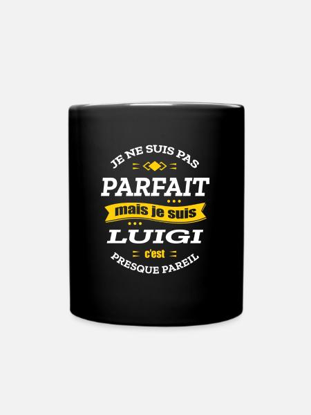 LUIGI PARFAIT - PRENOM LUIGI - Mug uni - noir