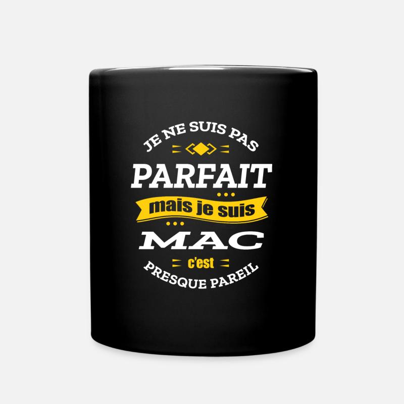 MAC PARFAIT - PRENOM MAC - Mug uni - noir