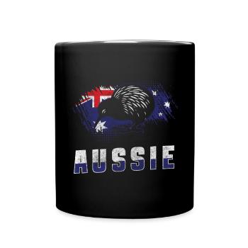 Outback Animals Holiday Country - Full Colour Mug - black - Front