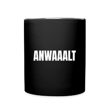 Lawyer Judge Lawyer Funny Sayings - Full Colour Mug - black - Front