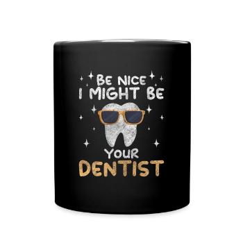 Médecin Médecine de la douleur Mâchoire - Mug uni - noir - Devant