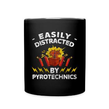 Pyrotechnics Banger Highlight - Full Colour Mug - black - Front