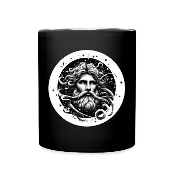 Cosmic Starbeard - Aquarius - Full Colour Mug - black - Front